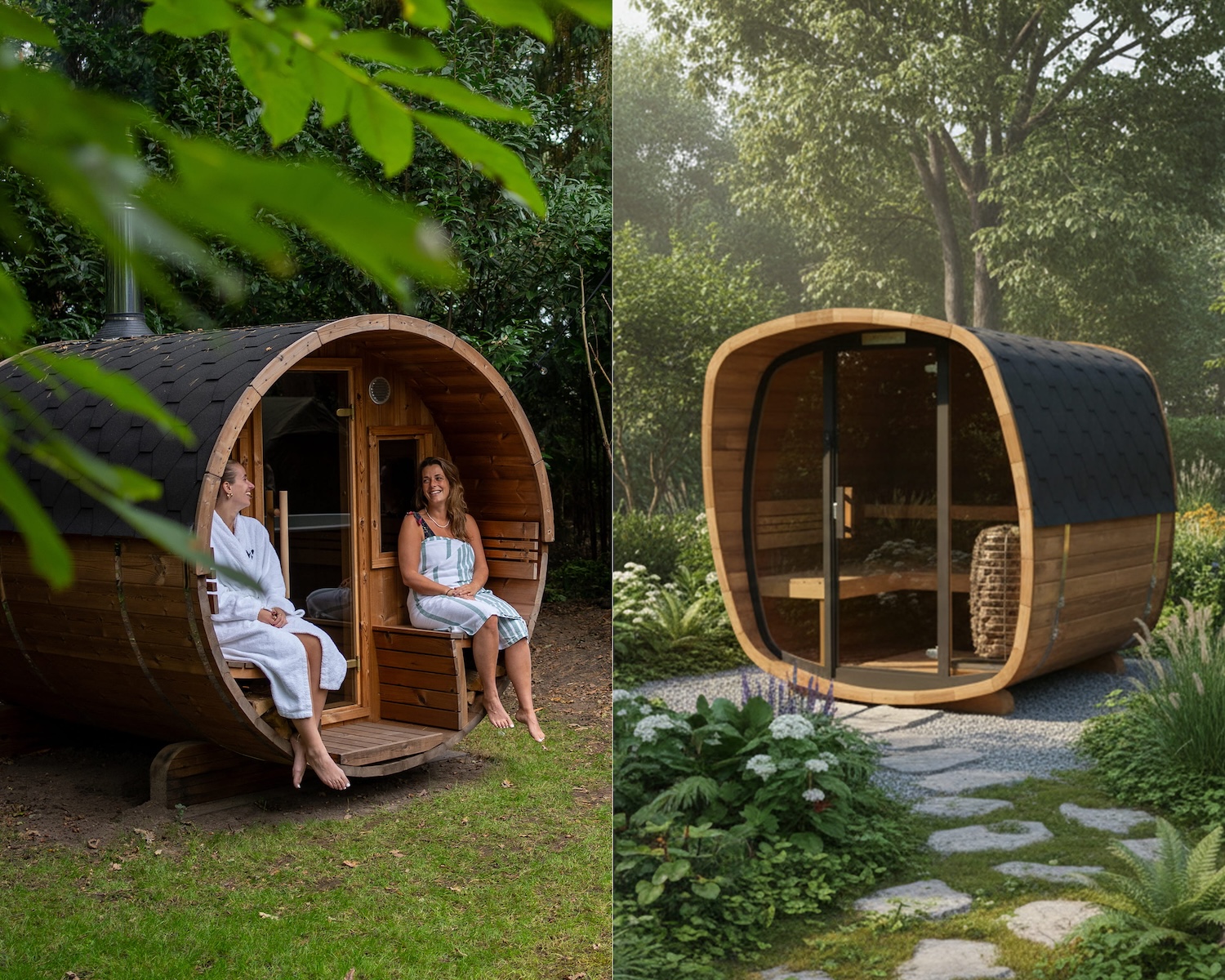Tønsauna 250 | Ideal compact barrel sauna | Welvaere